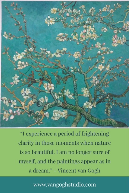 "I experience a period of frightening clarity in those moments when nature is so beautiful. I am no longer sure of myself, and the paintings appear as in a dream."